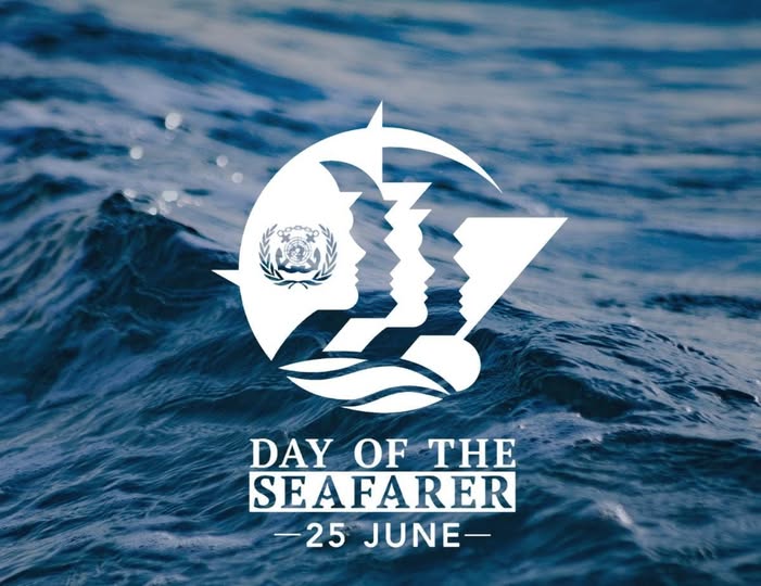 May be an image of text that says 'వు DAY OF THE SEAFARER -25 25 JUNE-'