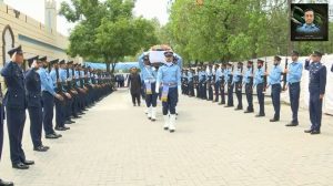 Funeral Prayers of Group Captain Asim Tariq Shaheed Offered in Islamabad