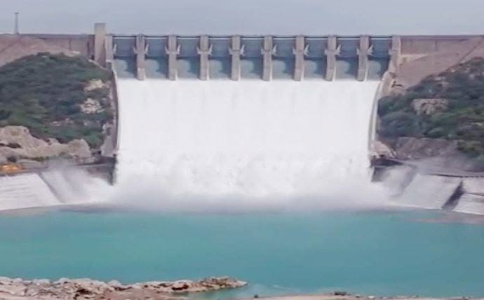 May be an image of body of water and the Hoover Dam
